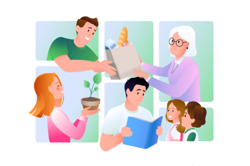 Иллюстрация к новости: Волонтеры Сбера изучают социальное проектирование